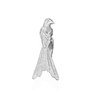 Chirp Loops Napkin Rings-Silver (Pack Of 4)