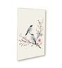 Birds Wall Art Set of 4 Canvas Wall Painting Gold Frame