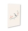 Birds Wall Art Set of 4 Canvas Wall Painting White Frame