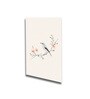 Birds Wall Art Set of 4 Canvas Wall Painting White Frame