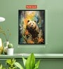 Abstract Bear Elegant 24 x 32 inch Canvas Wall Art