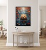Abstract Bear Stylish 24 x 32 inch Canvas Wall Art