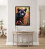 Abstract Black Panther 24 x 32 inch Canvas Wall Art