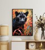 Abstract Black Panther 18 x 24 inch Canvas Wall Art