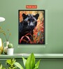 Abstract Black Panther 18 x 24 inch Canvas Wall Art