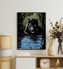 Abstract Black Panther Harmony 18 x 24 inch Canvas Wall Art
