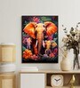Abstract Elephant Harmony 18 x 24 inch Canvas Wall Art