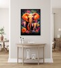 Abstract Elephant Harmony 12 x 16 inch Canvas Wall Art