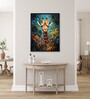 Abstract Giraffe Harmony 12 x 16 inch Canvas Wall Art