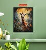 Abstract Giraffe Modern 24 x 32 inch Canvas Wall Art