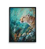 Abstract Leopard Stylish 12 x 16 inch Canvas Wall Art