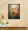 Abstract Lion Modern 24 x 32 inch Canvas Wall Art