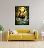 Abstract Rhino Modern 12 x 16 inch Canvas Wall Art