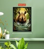 Abstract Rhino Modern 12 x 16 inch Canvas Wall Art
