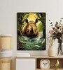Abstract Rhino Modern 18 x 24 inch Canvas Wall Art