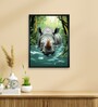 Abstract Rhino Stylish 12 x 16 inch Canvas Wall Art