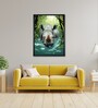 Abstract Rhino Stylish 18 x 24 inch Canvas Wall Art