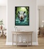 Abstract Rhino Stylish 18 x 24 inch Canvas Wall Art