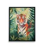Abstract Tiger Stylish 18 x 24 inch Canvas Wall Art