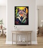 Abstract Wolf Harmony 12 x 16 inch Canvas Wall Art