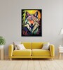 Abstract Wolf Harmony 12 x 16 inch Canvas Wall Art