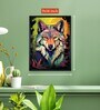 Abstract Wolf Harmony 12 x 16 inch Canvas Wall Art