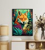 Abstract Wolf Modern 18 x 24 inch Canvas Wall Art