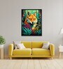 Abstract Wolf Modern 18 x 24 inch Canvas Wall Art