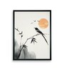 Bamboo Bird 12 x 16 inch Canvas Wall Art