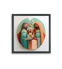 Divine Harmony Jesus Family 12 x 16 inch Canvas Wall Art