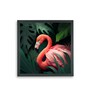 Flamingo Bloom 16 x 16 inch Canvas Wall Art