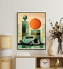 Geometric Car 18 x 24 inch Canvas Wall Art