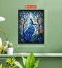 Harmony Blue Women & Peacock 18 x 24 inch Canvas Wall Art