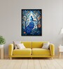 Harmony Blue Women & Peacock 18 x 24 inch Canvas Wall Art
