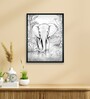 Jungle Symphony Elephant 18 x 24 inch Canvas Wall Art