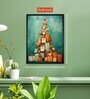 Merry & Bright Xmas 12 x 16 inch Canvas Wall Art