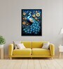 Peacock Blooms Tranquility 18 x 24 inch Canvas Wall Art