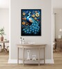 Peacock Blooms Tranquility 18 x 24 inch Canvas Wall Art