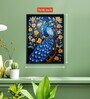 Peacock's Tranquil Aura 18 x 24 inch Canvas Wall Art