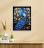 Peacock's Tranquil Aura 18 x 24 inch Canvas Wall Art
