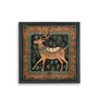 Pichwai Reindeer Abstract Art 8 x 8 inch Canvas Wall Art