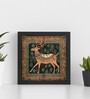 Pichwai Reindeer Abstract Art 8 x 8 inch Canvas Wall Art