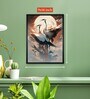 Sarus Crane Sky 18 x 24 inch Canvas Wall Art