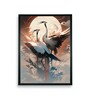 Sarus Crane Sky 24 x 32 inch Canvas Wall Art