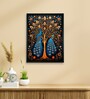 Twin Flames Peacock 12 x 16 inch Canvas Wall Art