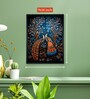 Unveil Majesty Peacock 12 x 16 inch Canvas Wall Art