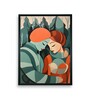 Winter Whispers Couple 18 x 24 inch Canvas Wall Art