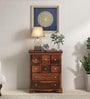 Chitrinee Sheesham Wood Chest Of Drawers In Honey Oak Finish