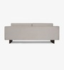 Chiyo Solid Wood 3 Seater Sofa In Brown Finish