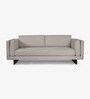 Chiyo Solid Wood 3 Seater Sofa In Brown Finish